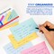 BAZIC 3" x 5" Ruled Index Cards, Assorted Colors, 100 Count, Case of 36